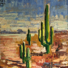 Load image into Gallery viewer, Original Cactus Painting on board
