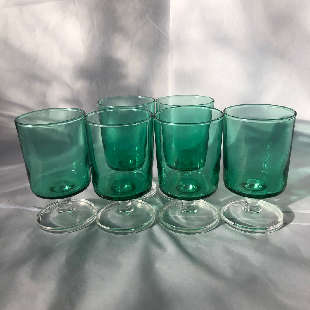 French Green Glasses ~ 6