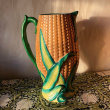 Load image into Gallery viewer, Victorian Majolica Sweetcorn Jug
