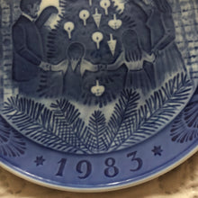 Load image into Gallery viewer, Royal Copenhagen Christmas Plate 1983
