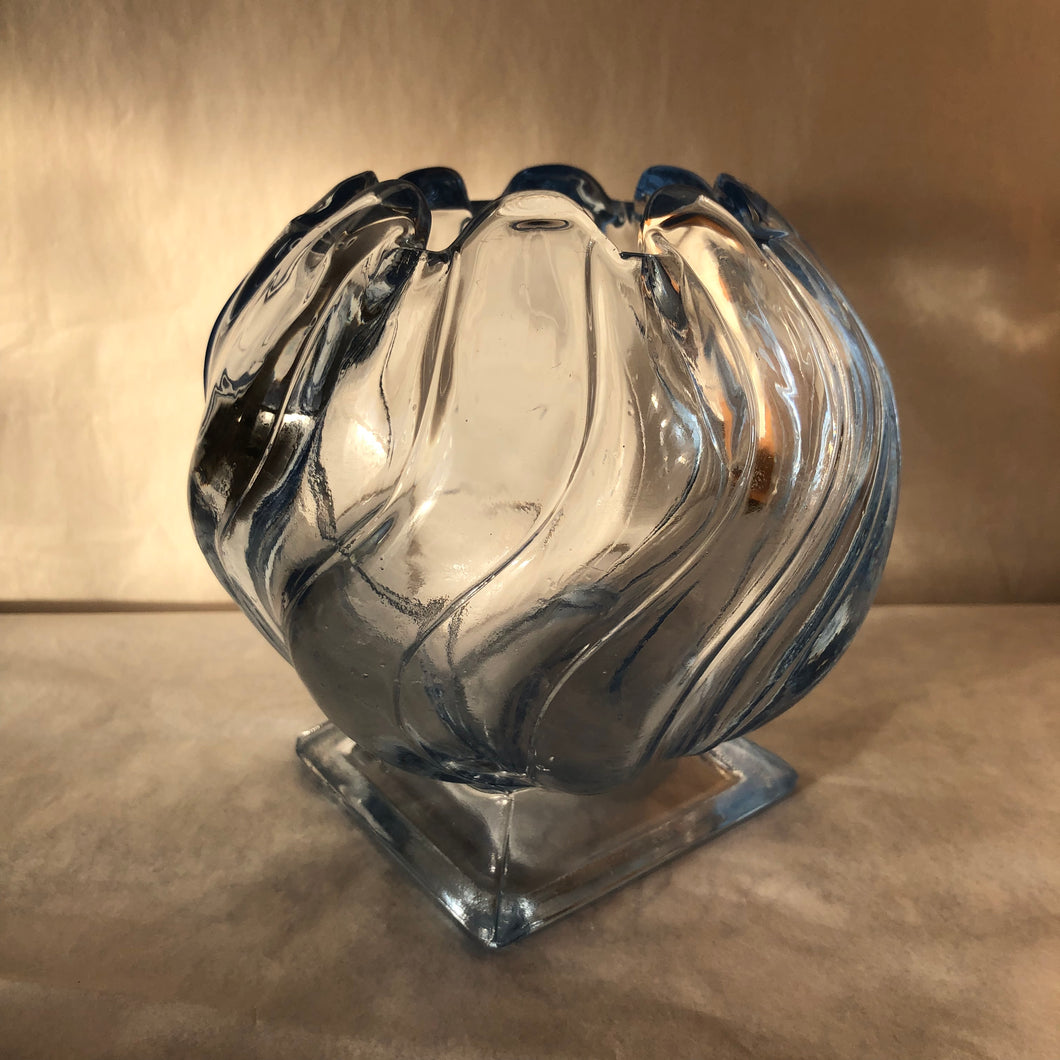 Bagley Glass Art Deco Equinox Posy Vase