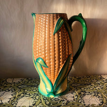 Load image into Gallery viewer, Victorian Majolica Sweetcorn Jug
