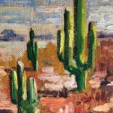 Load image into Gallery viewer, Original Cactus Painting on board
