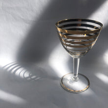 Load image into Gallery viewer, Gold Banded Aperitif Glasses - 4
