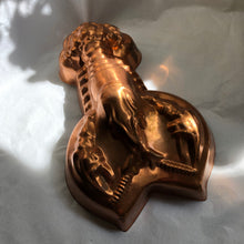 Load image into Gallery viewer, Copper Vintage Lobster Kitchen Mould
