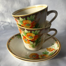 Load image into Gallery viewer, Art Deco Radford Cups &amp; Saucers
