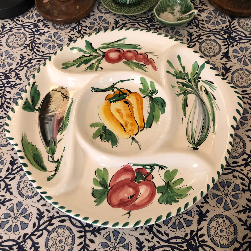 Ceramic Italian Divided Platter