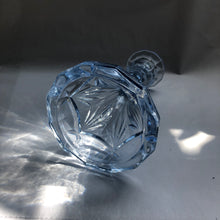 Load image into Gallery viewer, Art Deco Sky Blue Glass Candlestick
