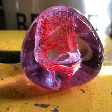 Load image into Gallery viewer, Caithness pink art glass paperweight
