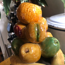 Load image into Gallery viewer, Portuguese majolica fruit tower
