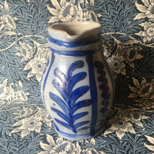 Load image into Gallery viewer, Blue Squiggle West German Jug
