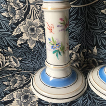 Load image into Gallery viewer, Victorian Porcelain Candlesticks ~pair
