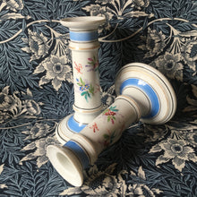 Load image into Gallery viewer, Victorian Porcelain Candlesticks ~pair
