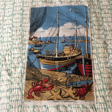 Load image into Gallery viewer, Harbour Scene Ulster Weavers Tea Towel
