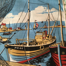 Load image into Gallery viewer, Harbour Scene Ulster Weavers Tea Towel
