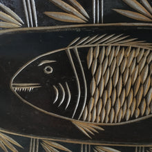 Load image into Gallery viewer, Pacific islands wooden fish platter
