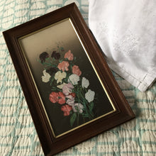 Load image into Gallery viewer, Sweetpeas -  original painting by CM Lofts dated 1910
