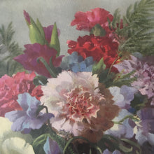 Load image into Gallery viewer, Vernon Ward Sweetpeas, Carnations and Gladioli Print
