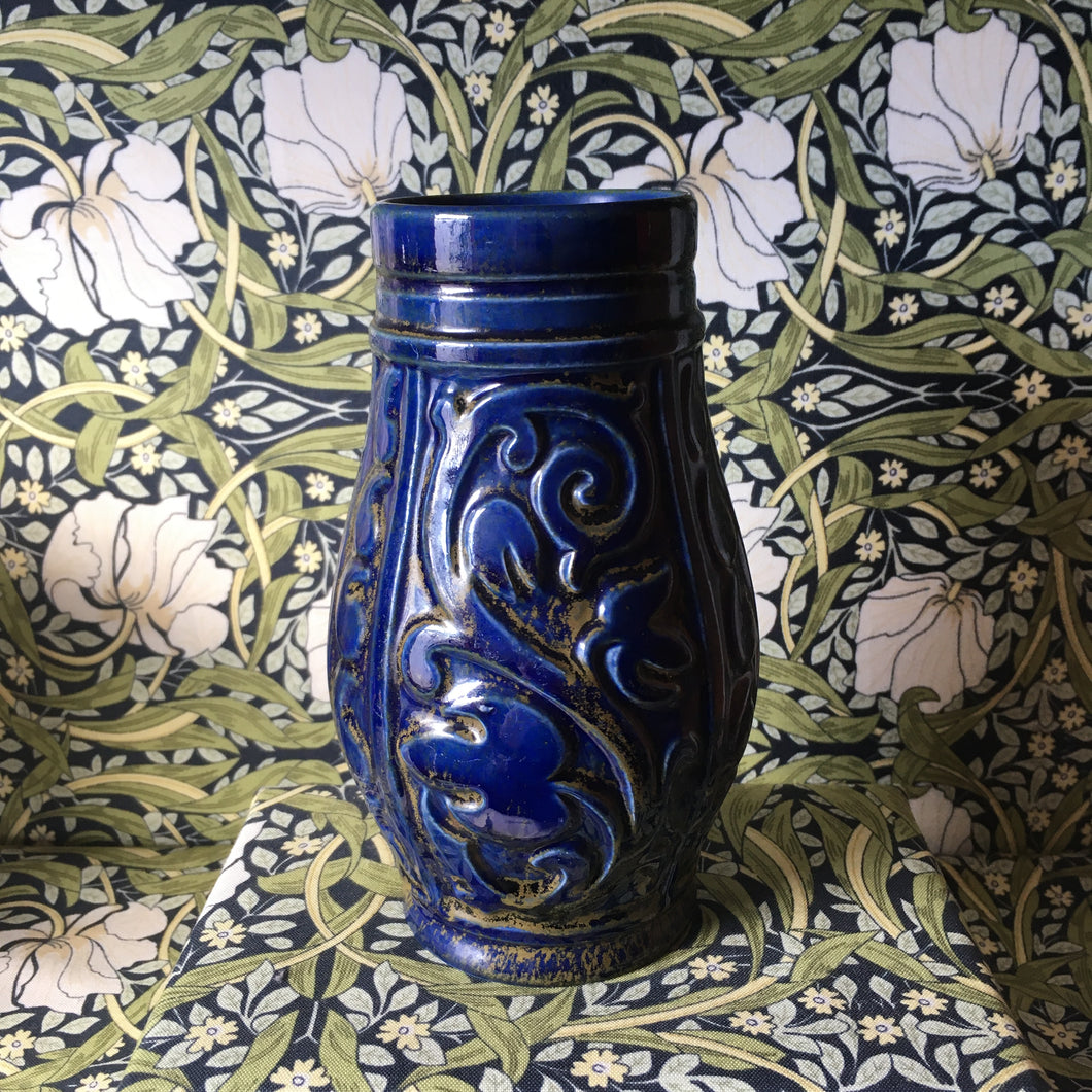 SylvaC Cobalt Blue and Green Vase pattern 5051