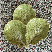 Load image into Gallery viewer, Bordallo Pinheiro Cabbage Majolica Serving Platter
