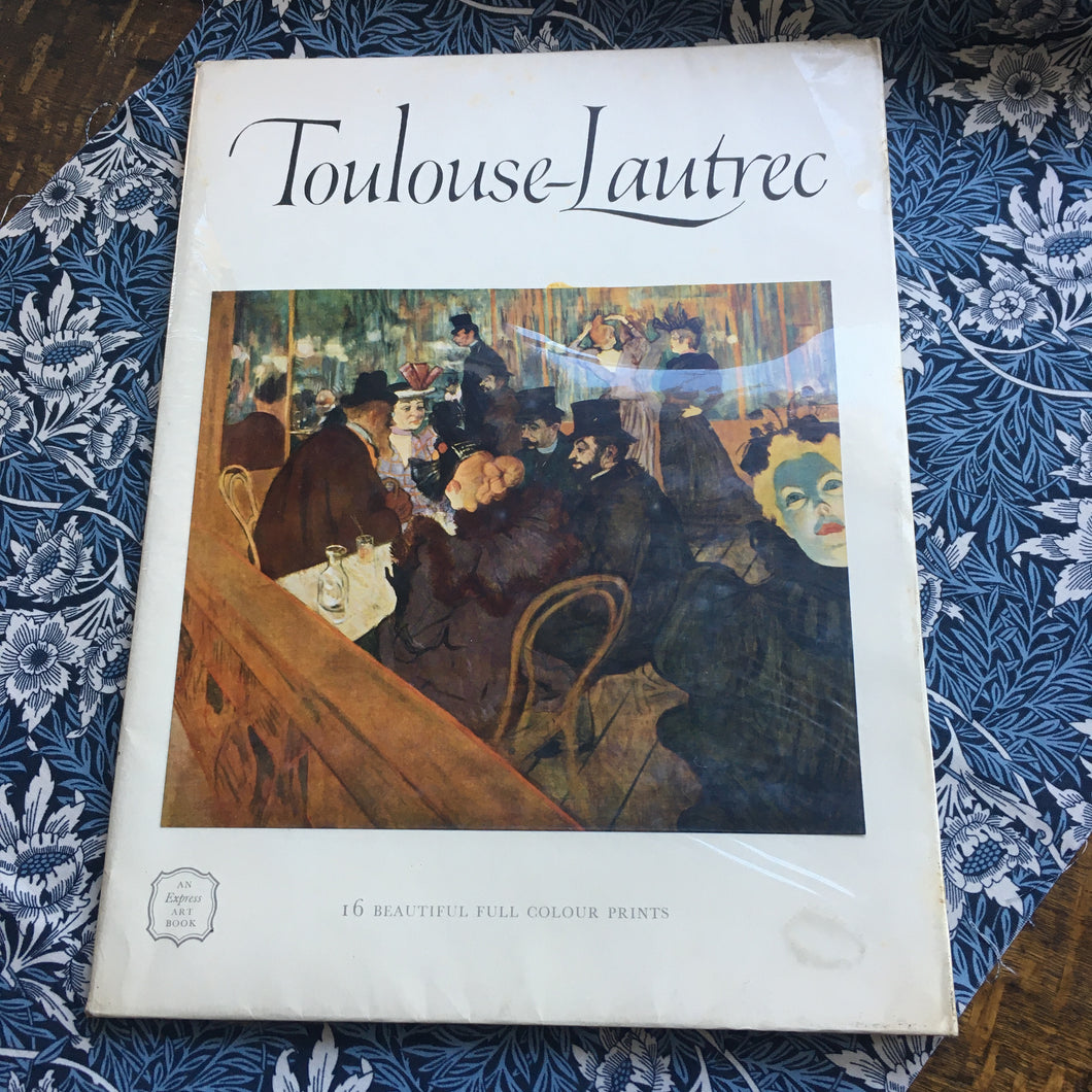 Toulouse~Lautrec Art book including 16 prints - 1960s