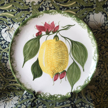 Load image into Gallery viewer, Lemon hand~painted wall plate
