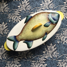 Load image into Gallery viewer, Hand~painted Radford fish serving dish
