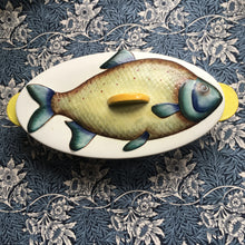 Load image into Gallery viewer, Hand~painted Radford fish serving dish
