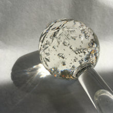 Load image into Gallery viewer, Controlled glass bubble vase trio 1970s
