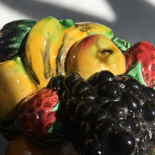 Load image into Gallery viewer, Fruit topped ceramic basket work dish
