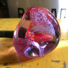 Load image into Gallery viewer, Caithness pink art glass paperweight
