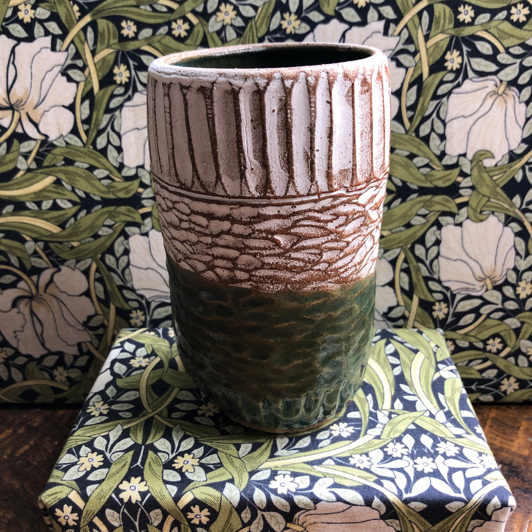 Hand thrown studio vase