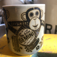 Load image into Gallery viewer, Newsprint Chimp Hornsea Mug
