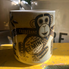 Load image into Gallery viewer, Newsprint Chimp Hornsea Mug
