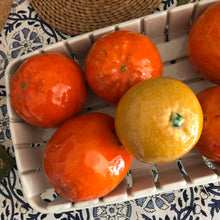 Load image into Gallery viewer, Italian Ceramic Oranges &amp; Basket
