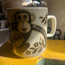 Load image into Gallery viewer, Newsprint Chimp Hornsea Mug
