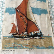 Load image into Gallery viewer, May - Thames Sailing Barge  Ulster Weavers Tea Towel
