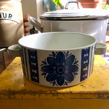 Load image into Gallery viewer, Blue Dahlia Midwinter Serving Dish
