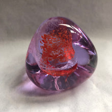 Load image into Gallery viewer, Caithness pink art glass paperweight
