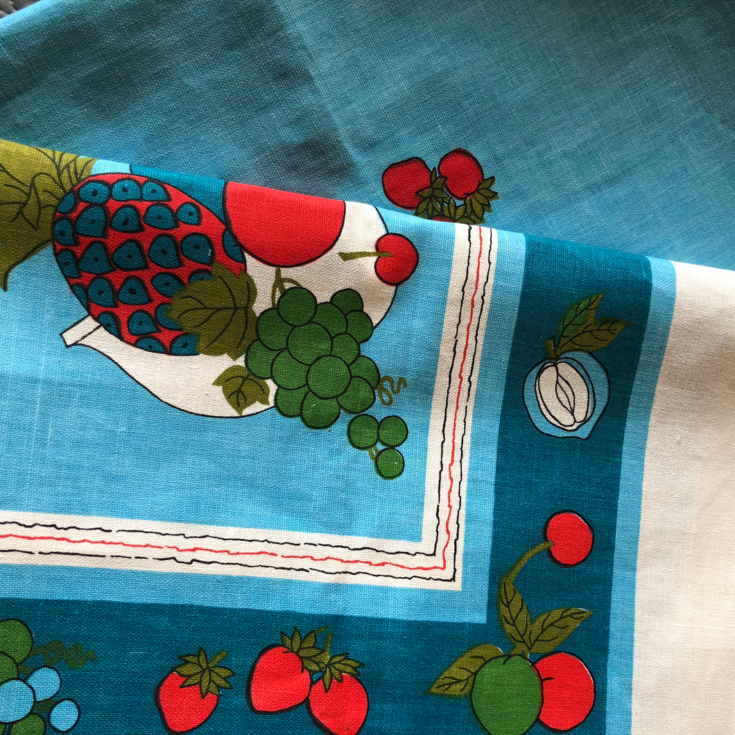 Vintage linen tablecloth