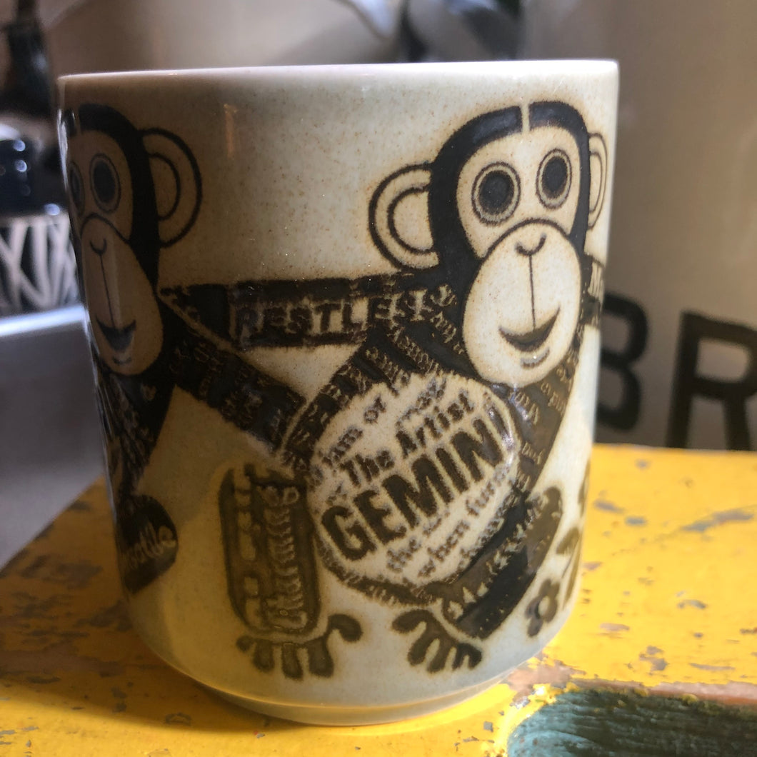 Newsprint Chimp Hornsea Mug