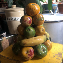 Load image into Gallery viewer, Portuguese majolica fruit tower
